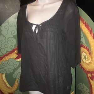 OLD NAVY Short Sleeve Peasant Top sz XS